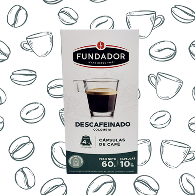 Fundador Capsulas de Café Descafeinado - 10u